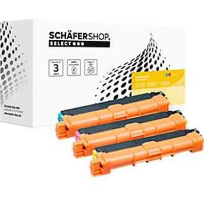 Schäfer Shop Select Toner, vervangt Brother TN-247Series, Multipack, cyaan, magenta, geel