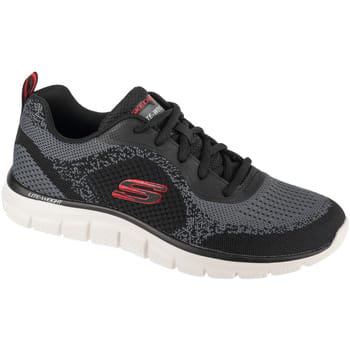 Skechers Track - Leshur, Mannen, Zwart, Sneakers, maat: 40