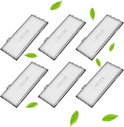 HEPA Filters voor Robotstofzuigers - Set van 6 Vervangfilters voor S7, S8, Plus, MaxV en Ultra, Efficiënte Stof- en Allergiefilter Accessoires