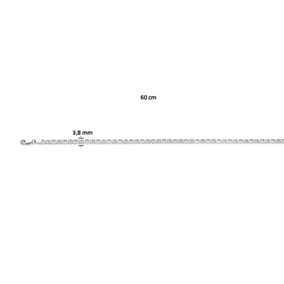 Zilver Wit Anker 3,8 mm 1021803