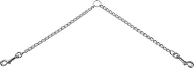 Flamingo Hondenlijn Koppelketting - 60 cm - Zilver