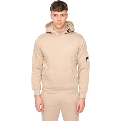 Duck and Cover Mannen Rayland Hoodie (Stone)
