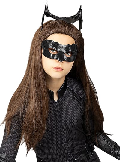 FUNIDELIA Catwoman pruik voor meisjes - Bruin