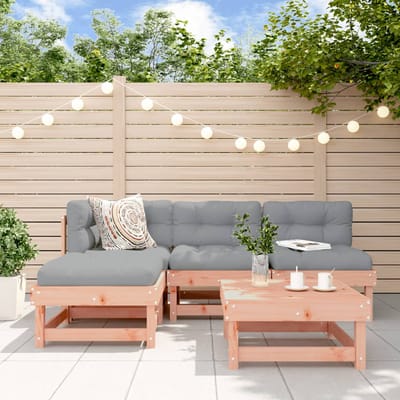 vidaXL - 5-delige - Loungeset - massief - douglashout