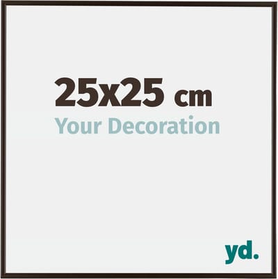 Your Decoration - Fotolijst 25x25 cm - Kunststof - Antraciet - Evry