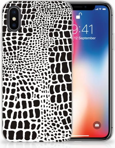 Apple iPhone X | Xs TPU Hoesje Slangenprint