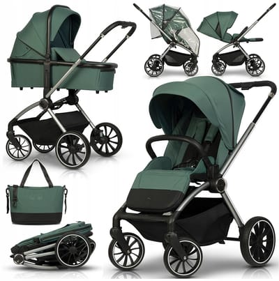 EasyGo Giro 3-in-1 Kinderwagen: Omkeerbaar Zitting & Reiswieg