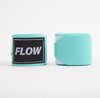 Flow Fightgear - Bandages voor boksen - 450 cm - Stretch Katoen - Lichtblauw
