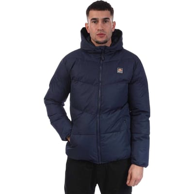 Ellesse Heren Performante Polyester Performance Puffer Jacket (Marine)