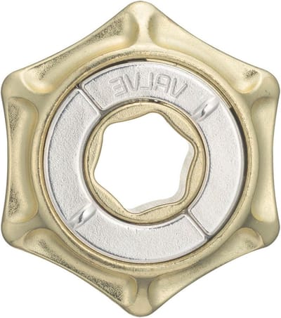 Huzzle Puzzel - Metalen Puzzel Kubus - Hersenkraker Oplossen - Verborgen Mechanisme - 1 stuk - Gouden