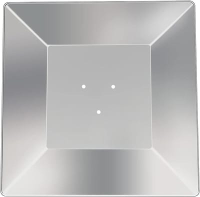 Terrasverwarmer Reflector - Warmtekap Reserveonderdeel - Buitenruimte Verwarmen - Verbeterde Warmteverdeling - 49.5x49.5 cm - Aluminium
