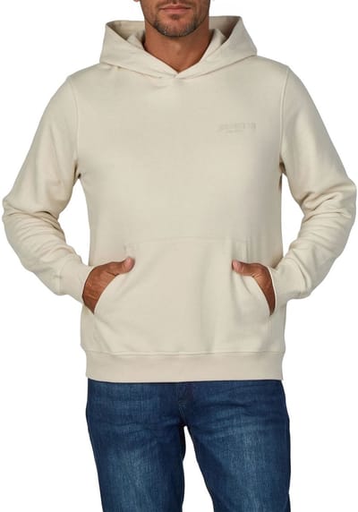 Jack & Jones Heren trui JWHINTERLUDE SWEAT HOOD SMU bequem Beige S Volwassenen Hoodie - Sweatshirt