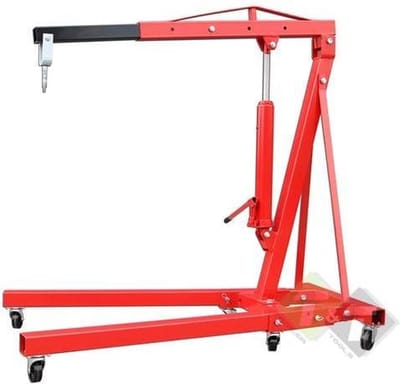 2 Ton ( 2000 kg) werkplaatskraan - motorkraan - motortakel - motorblokkraan - werkkraan opvouwbaar