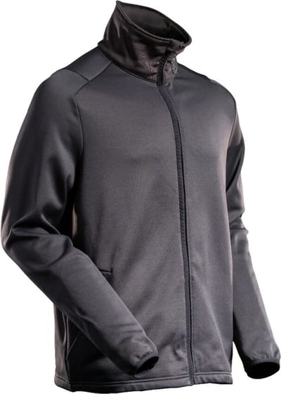 MASCOT Customized Fleecetrui rits - 22585-608 - zwart - maat XXL