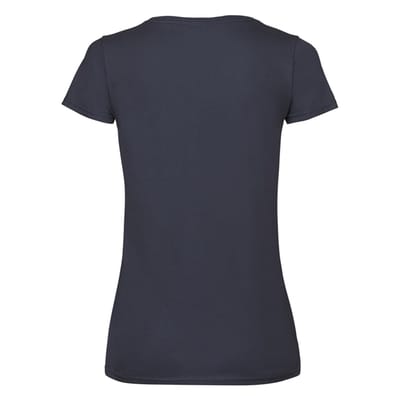Fruit of the Loom Dames/Dames Valueweight V Hals T-shirt (Deep Navy)