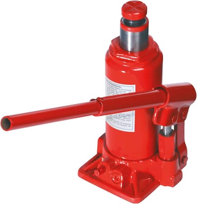 Krachtige Hydraulische Fleskrik 12 Ton - Zware Krik voor Auto en Werkplaats