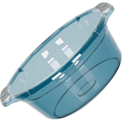 Plastic Waskom Afwaskom met Handvatten Keuken Afwaskom Draagbare Afwasteil voor Huishoudelijk Badkamer Keuken L 120x60x0.3cm / 47.2x23.6x0.1in gray