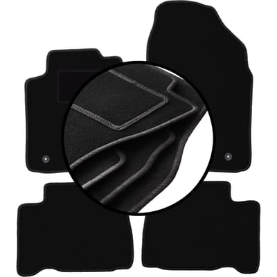 Complete set veloursmatten voor: Lexus NX 200T crossover (2014-)