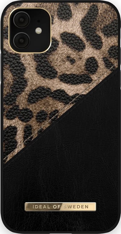 Ideal of Sweden Fashion Case Atelier iPhone 11/XR Midnight Leopard