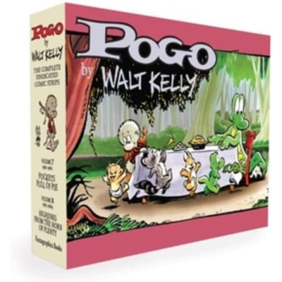 Pogo De Complete Gesyndiceerde Stripverhalen Box Set Deel. 7 amp 8 by Walt Kelly Hardcover Boek 9781683964919