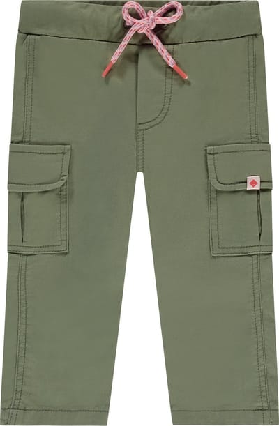 Babyface baby girls cargopants Meisjes Broek - ARMY - Maat 56