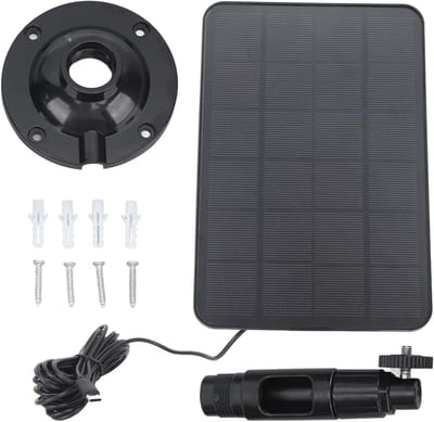 Zonne-oplaadpaneel - Draagbare stroom - Apparaten opladen - Weerbestendig IP65 - 10 Watt - Zwart