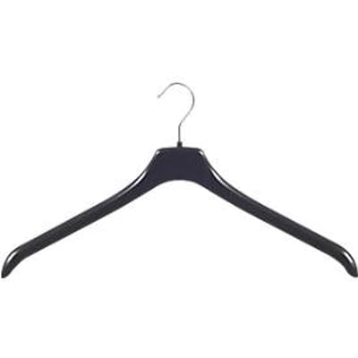 Kleerhanger NF49 - kunststof - L 490 mm - zwart - 10 stuks