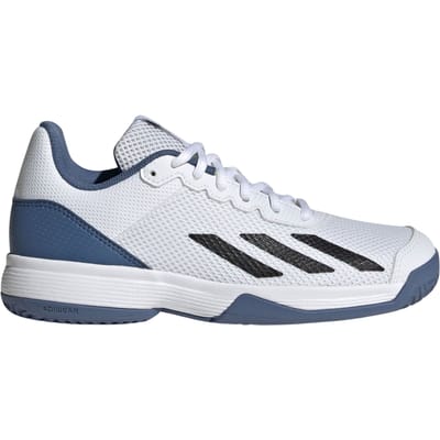 adidas Performance Courtflash Tennis Schoenen - Kinderen - Wit- 30