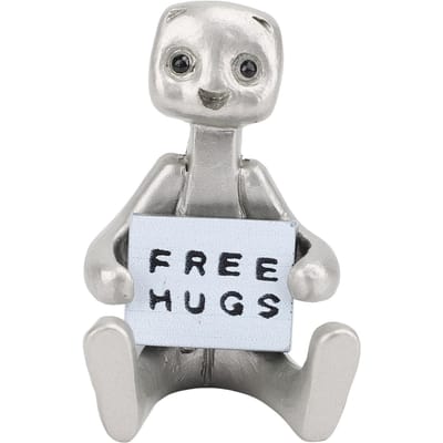 Robot Standbeeld Hars Modern Robot Sculptuur Ornament Desktop Decoratie Huisdecoratie Cadeau Knuffel Patroon