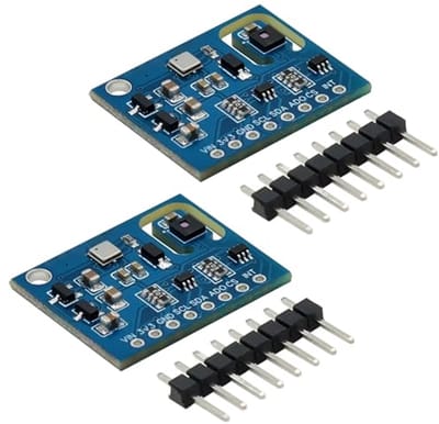 SnelShoppen - 2pcs Air Quality Sensor Module ENS160+AHT21 voor CO2, eCO2, TVOC, Temperatuur en Luchtvochtigheid - Ideaal voor Thuis en Luchtzuivering