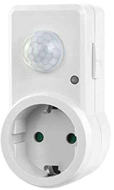 Infrarood Bewegingsmelder voor Stopcontacten - Detectiehoek 120°, Binnengebruik, Energiezuinig