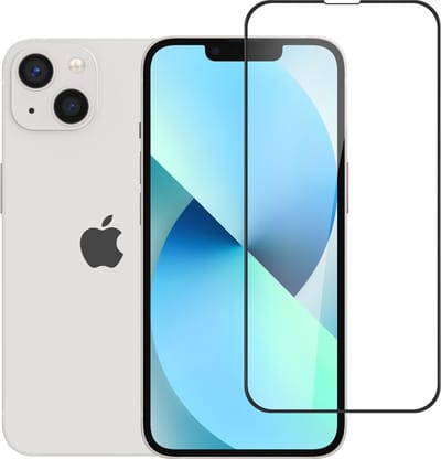 UNIQ Accessory Screenprotector voor iPhone 14 - 10D Full Coverage - Zwarte Rand