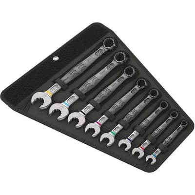 Wera 05020241001 6003 Joker 8 Imperial Set 1 Ring-steeksleutelset 11-delig Sleutelbreedte (metrisch) 8 - 31 mm Sleutelbreedte (inch) 1/2 - 11/16