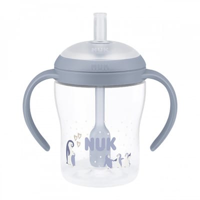 NUK Perfect Match oefenfles met rietje 150 ml - Drinkbeker
