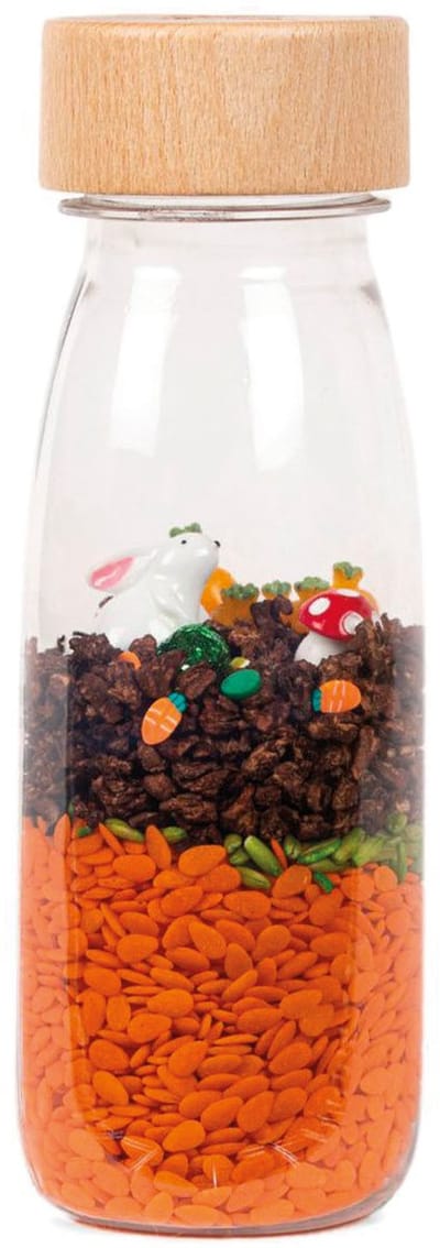 Petit Boum - Babyspeelgoed sensorische fles met geluid - Veelkleurig
