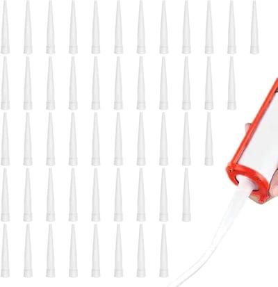 50 Stuks Silicone Tips voor Spuitpistolen en Lijmpistolen, Perfect voor Precisiewerk en Creatieve Projecten