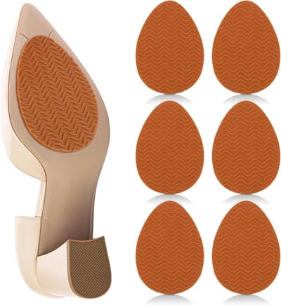 6 Stuks Rubber Zolen voor Lijmen, Antislip Schoenzolen, Herstel Rubber Pads voor Veilig Lopen