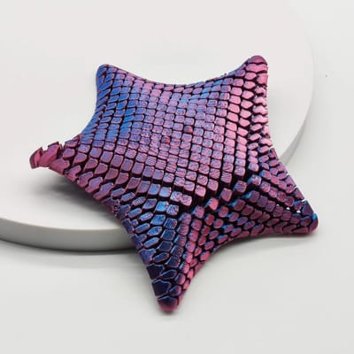 Haute Qualité Imprimé en 3D Haute Qualité Articulé Étoile de Mer Haute Qualité Stress Soulagement Haute Qualité Jouet violet