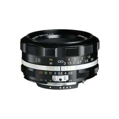 VoigtlÃ¤nder Kleur Skopar 2.8/28mm SLII-S asferisch  Nikon FX zwart