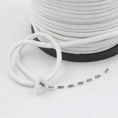 Dailygoods- Gordijnloodband 10 Meter - Zware Loodband - Gordijngewicht - Muggengaas Gewichtsdraad - Verstelbaar - 30 g