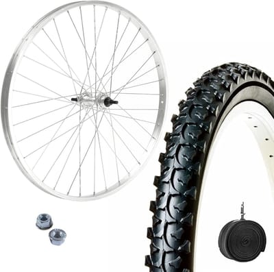 Complete Voorwiel 26 inch MTB met Band en Binnenband - Fietswiel Mountainbike