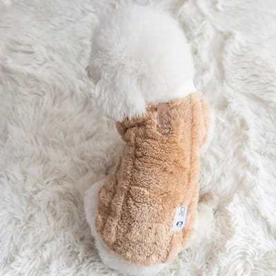 Zachte Fleece Hondenkleding Winter Warm Puppy Kitten Pullover Huisdierkleding voor Kleine Honden Chihuahua Bulldog Kleding Trui voor Honden XS gray