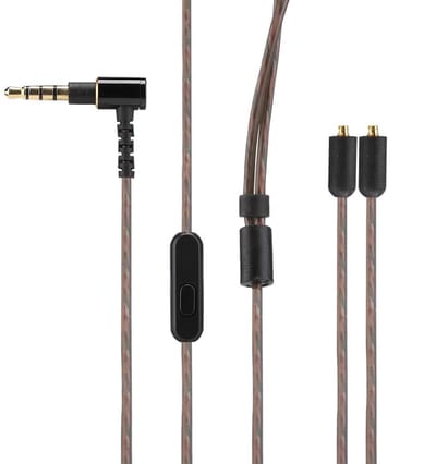 Dailygoody - Hoofdtelefoonkabel - Upgrade audio-vervangingskabel - Zwart - 3,5 mm aansluiting - Geschikt voor Sony XBA-modellen