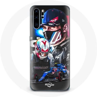 Coque pour Huawei p30 Formule 1 Esteban Ocon Pilote automobile de F1