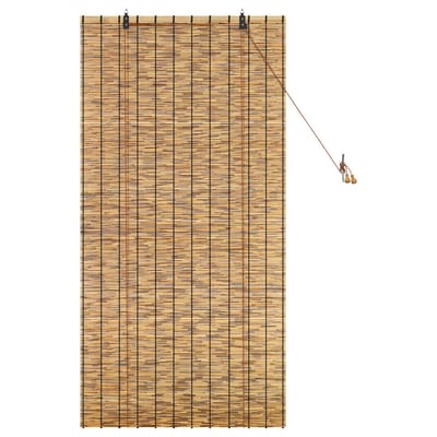 vidaXL - Rolgordijn - Bruin - 80 - x - 160 - cm - Riet