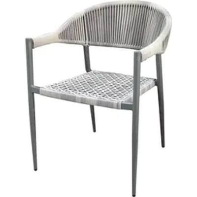 Central Park Tuinstoel Collioure Aluminiuim/wicker 60x56,5x78cm