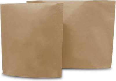 Papieren verzendzakken Bruin - 30+8x36 cm (Webshop) - 20 stuks