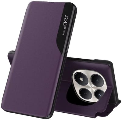 Hoesje geschikt voor Xiaomi Redmi Note 15 Pro 5G - Techsuit eFold Book Case - Paars