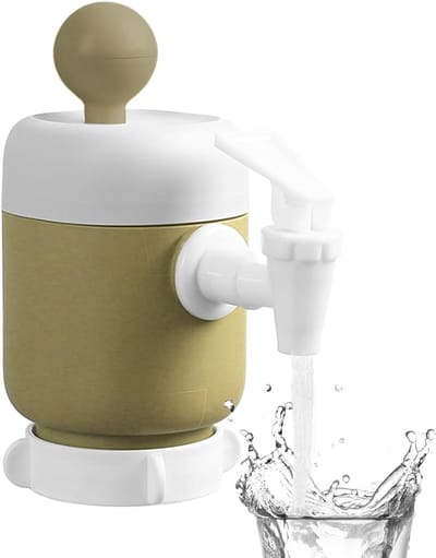 Handbediende waterpomp - Handmatige dispenser - Waterkoeler vullen - Lekvrije constructie - 8 tot 25 liter - Groen