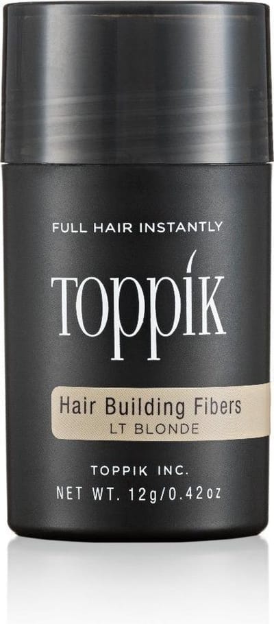 Toppik Hair Building Fibers Lichtblond - 12 gram - Cosmetische Haarverdikker - Verbergt haaruitval - Direct voller haar
